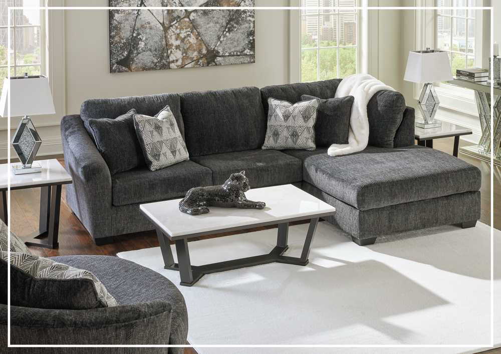 Gio Italia Biddafort 2-Piece Fabric Sectional Sofa With Chaise-Jennihome