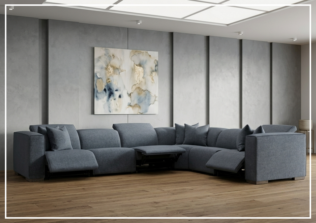 Bliss Fabric Power Motion Sectional | Accent Pillows | Bernhardt-Jennihome