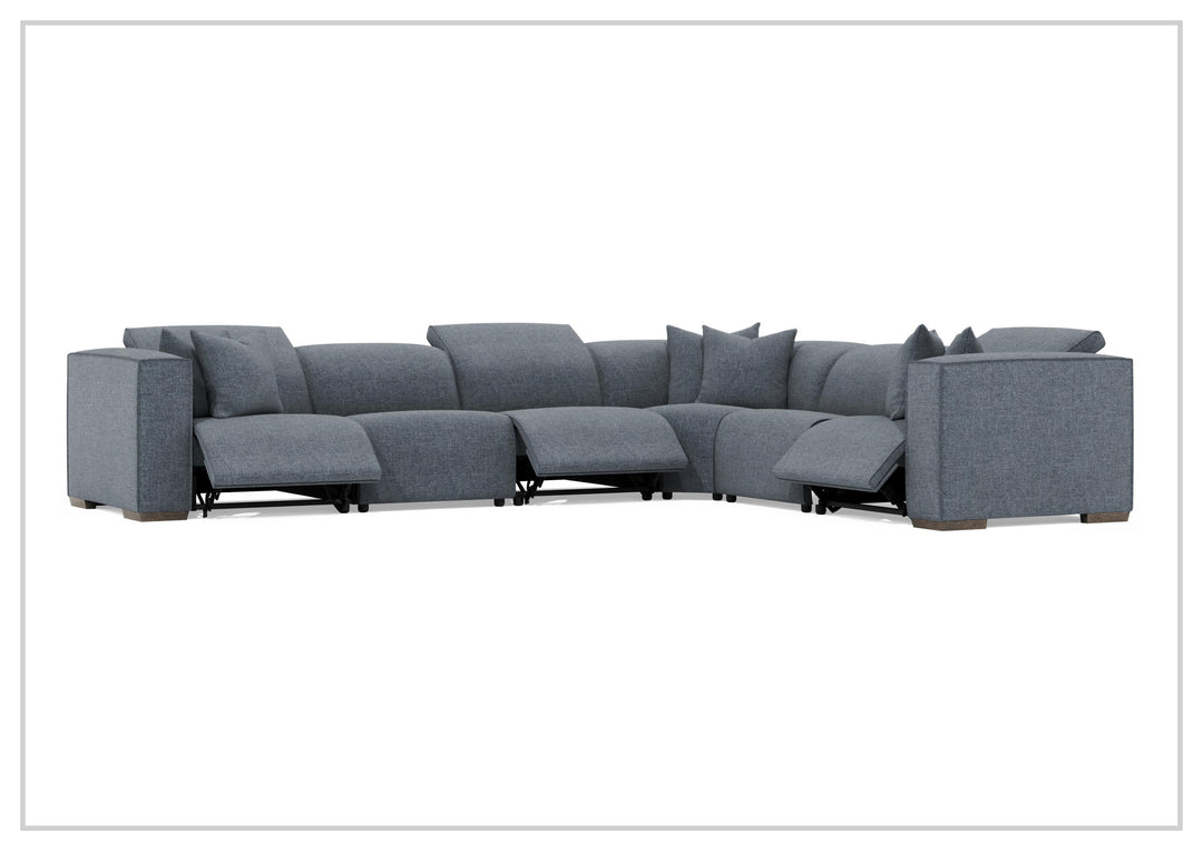 Bliss Fabric Power Motion Sectional | Accent Pillows | Bernhardt-Jennihome