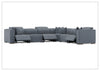 Bliss Fabric Power Motion Sectional | Accent Pillows | Bernhardt-Jennihome