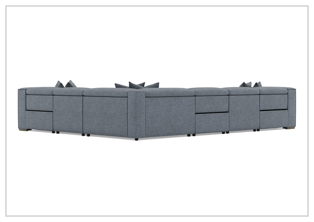 Bliss Fabric Power Motion Sectional | Accent Pillows | Bernhardt-Jennihome