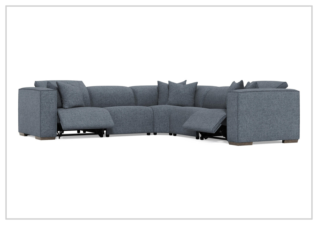 Bliss Fabric Power Motion Sectional | Accent Pillows | Bernhardt-Jennihome