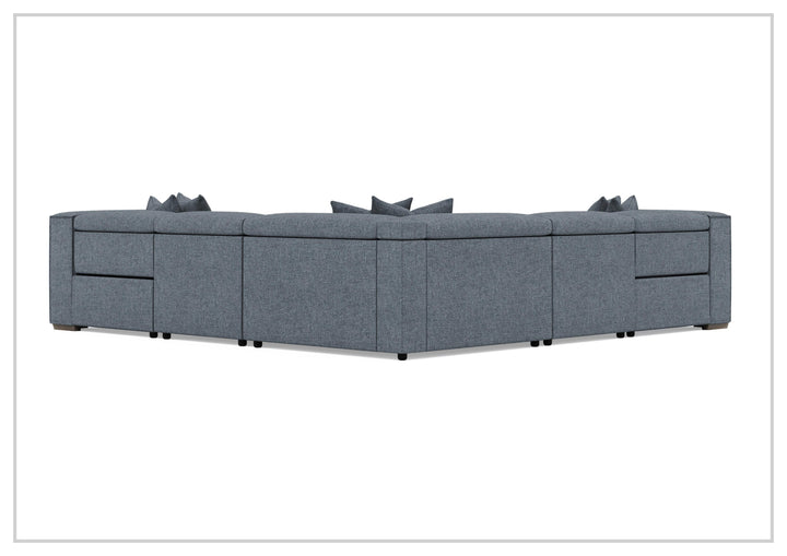 Bliss Fabric Power Motion Sectional | Accent Pillows | Bernhardt-Jennihome