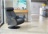 Bo Leather Power Recliner Chair | Swivel Glider Base | Fjords