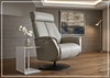Bo Leather Power Recliner Chair | Swivel Glider Base | Fjords