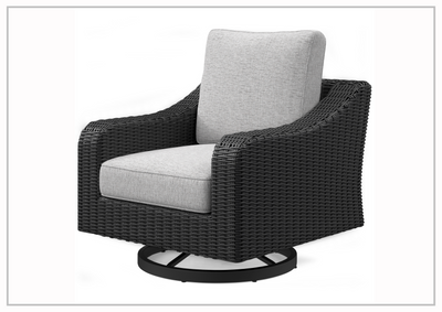 Borgata Outdoor Nuvella fabric Swivel Lounge Chair