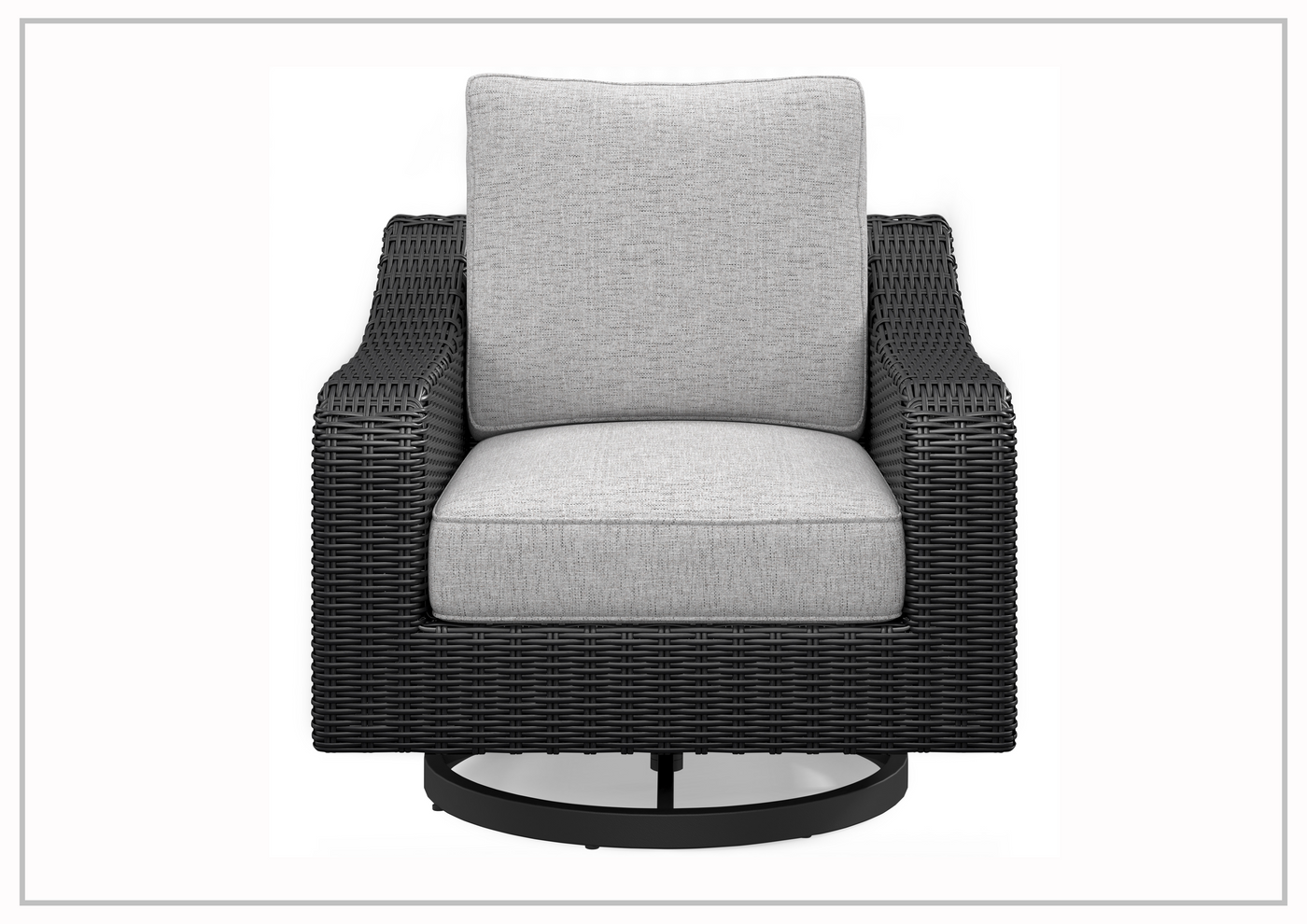 Borgata Outdoor Nuvella fabric Swivel Lounge Chair