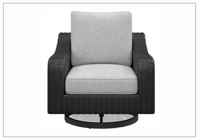 Borgata Outdoor Nuvella fabric Swivel Lounge Chair