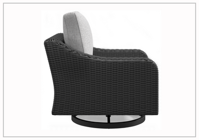 Borgata Outdoor Nuvella fabric Swivel Lounge Chair