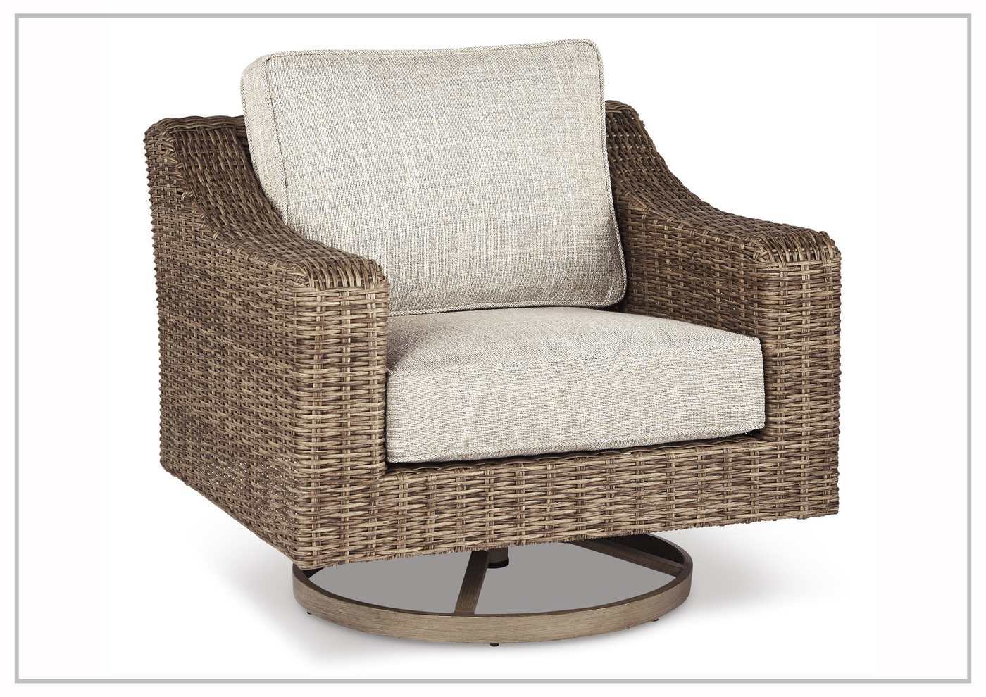 Gio Italia Borgata Outdoor Nuvella fabric Swivel Lounge Chair