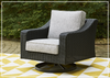 Gio Italia Borgata Outdoor Nuvella fabric Swivel Lounge Chair