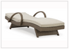 Gio Italia Borgata Adjustable Outdoor Chaise Lounge with Nuvella Cushion