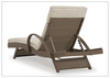 Gio Italia Borgata Adjustable Outdoor Chaise Lounge with Nuvella Cushion