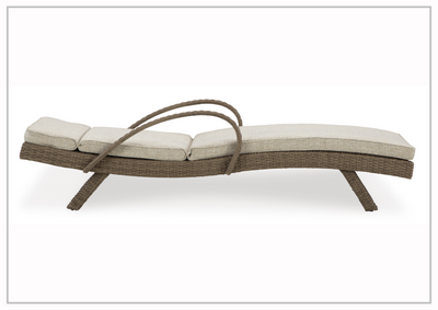 Gio Italia Borgata Adjustable Outdoor Chaise Lounge with Nuvella Cushion