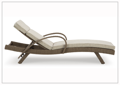 Gio Italia Borgata Adjustable Outdoor Chaise Lounge with Nuvella Cushion