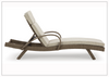 Gio Italia Borgata Adjustable Outdoor Chaise Lounge with Nuvella Cushion