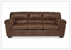 Gio Italia Bradford 3 Seater Faux Leather Sofa in two colors