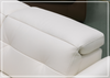 Bravello Sofa | White Leather | Double Power Reclining | Klaussner