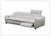 Bravello Sofa | White Leather | Double Power Reclining | Klaussner