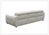 Bravello Sofa | White Leather | Double Power Reclining | Klaussner