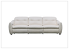 Bravello Sofa | White Leather | Double Power Reclining | Klaussner