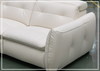 Bravello Sofa | White Leather | Double Power Reclining | Klaussner