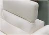 Bravello Sofa | White Leather | Double Power Reclining | Klaussner
