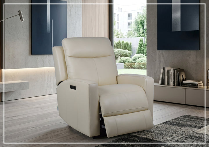 Brento Leather Match Power Reclining Chair | USB Charging | Klaussner-Jennihome 