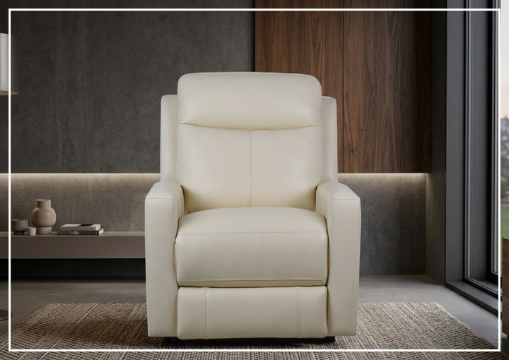Brento Leather Match Power Reclining Chair | USB Charging | Klaussner-Jennihome 