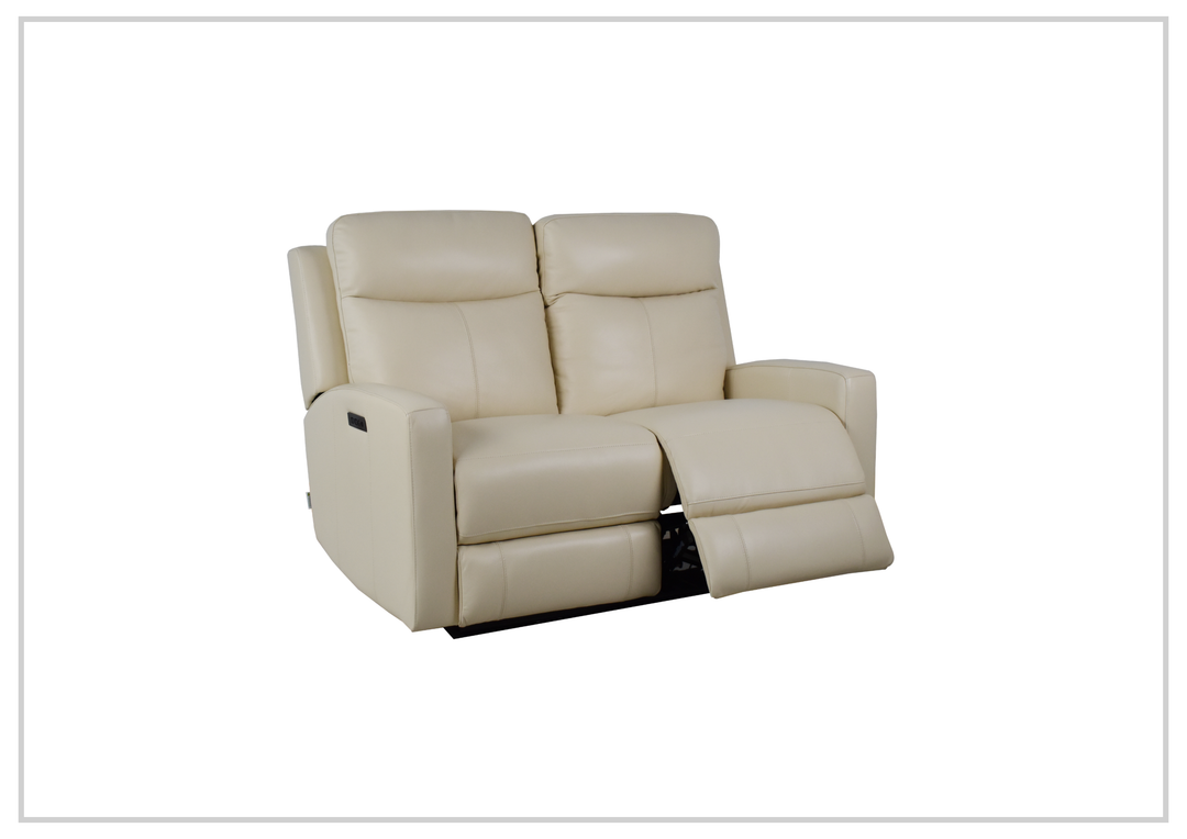 Brento Leather Match Power Reclining Loveseat | USB Charging | Klaussner