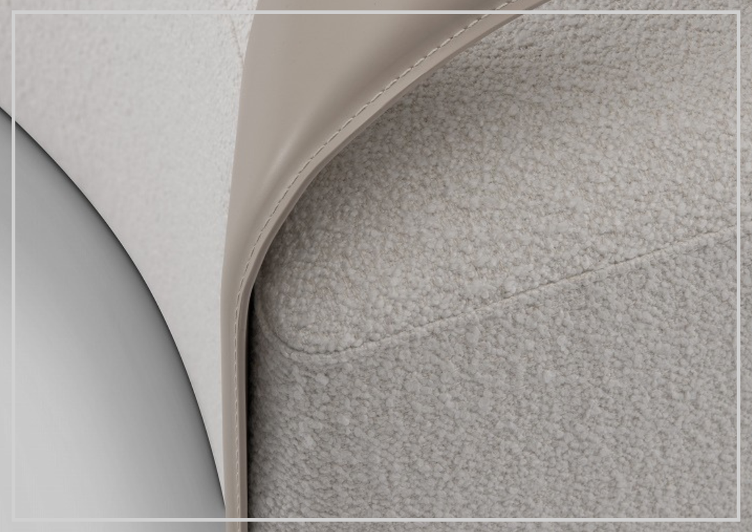 Brivelle Accent Chair | Gray Leather | Klaussner - Jennihome