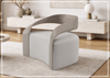 Brivelle Accent Chair | Gray Leather | Klaussner - Jennihome