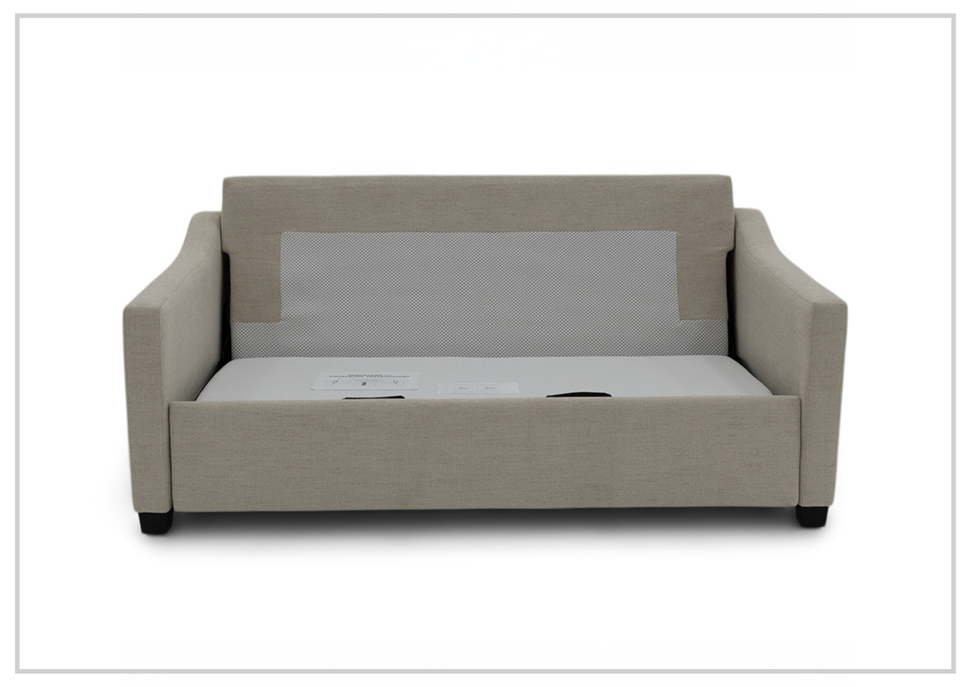 Klaussner Calloway Fabric Sleeper Sofa with Premium High-Resiliency Foam Support-Jennihome