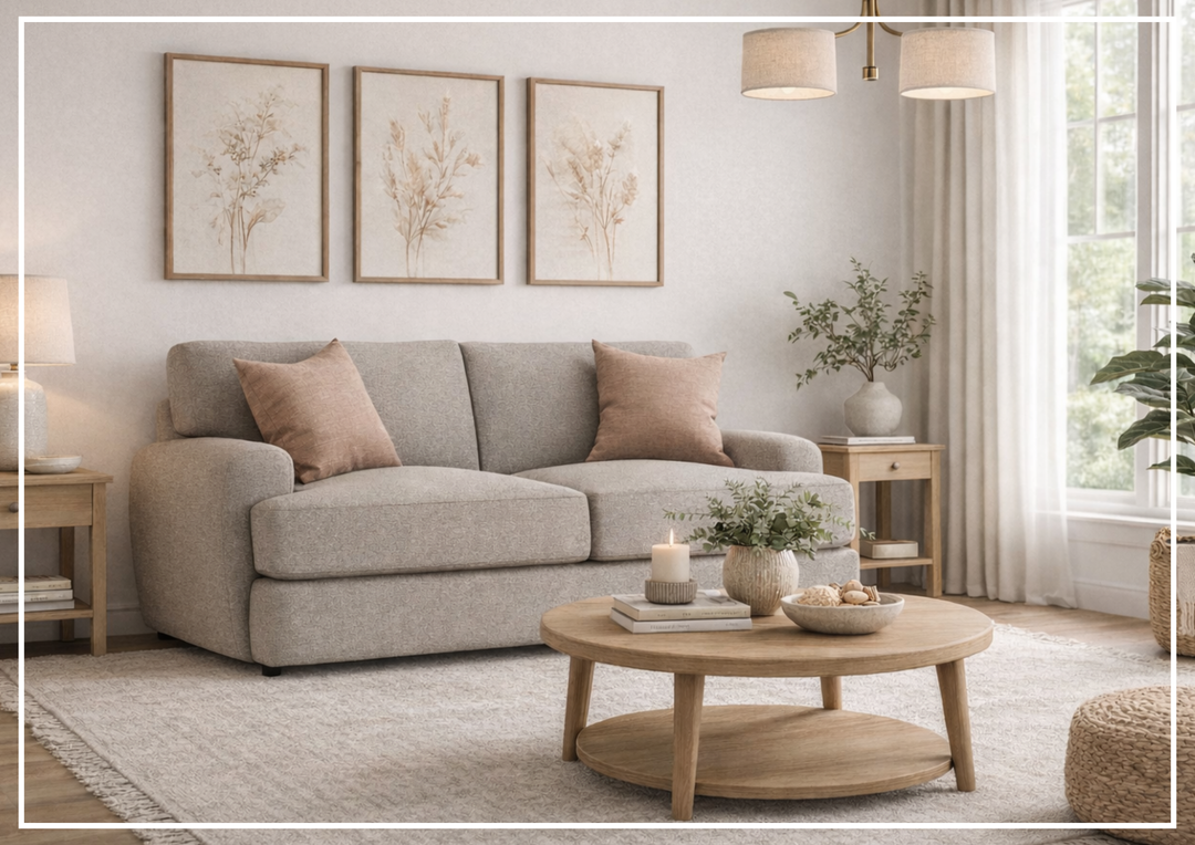 Cameron Fabric Loveseat | Oversized Roll Arms | Bernhardt - Jennihome