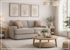 Cameron Fabric Loveseat | Oversized Roll Arms | Bernhardt - Jennihome