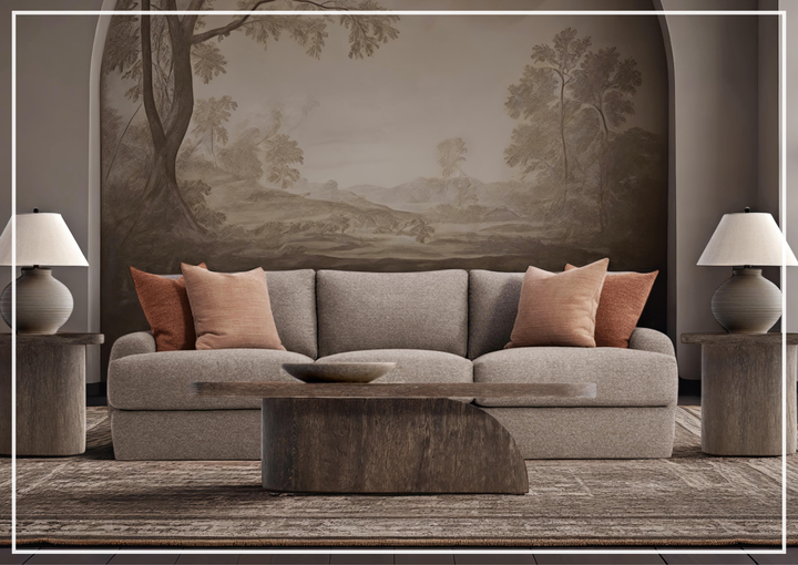 Cameron Fabric Sofa | Oversized Roll Arms | Bernhardt