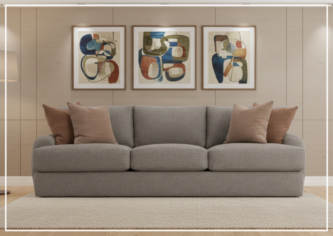 Cameron Fabric Sofa | Oversized Roll Arms | Bernhardt