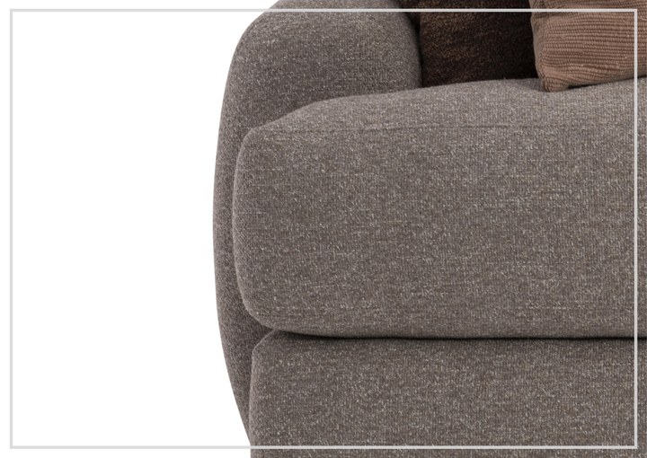 Cameron Fabric Sofa | Oversized Roll Arms | Bernhardt