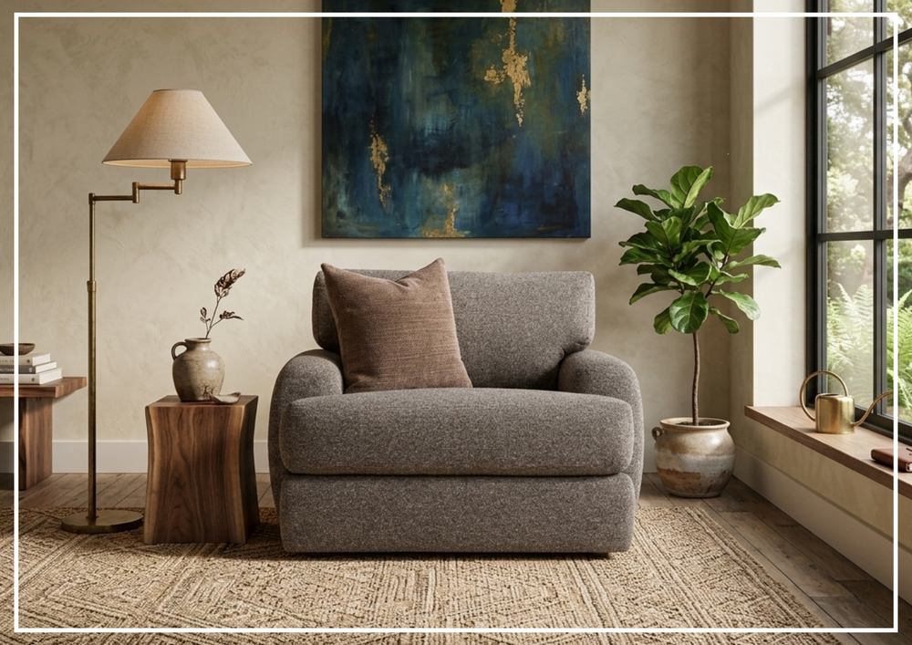 Cameron Fabric Chair | Swivel Accent | Bernhardt - Jennihome
