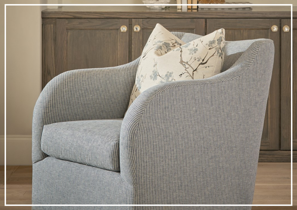 Camille Fabric | Swivel Chair | Universal - Jennihome