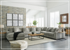 Gio Italia Lunox 6-Piece Fabric Sectional Sofa With Chaise-Jennihome