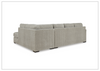 Gio Italia Cenita U Shaped 2-Piece Fabric Sectional Sofa With Chaise-Jennihome