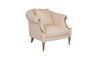 Gio Italia Clarkson Accent Chair with Curved Rolled Arms