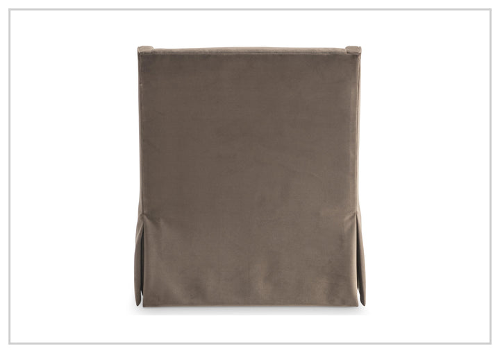 Clayton Fabric Swivel Chair | Sloped Arms | Skirted Base | Bernhardt-Jennihome