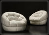 Coco Fabric Swivel Chair | Deep Channel Tufting | 360 Degree Swivel | Bernhardt-Jennihome