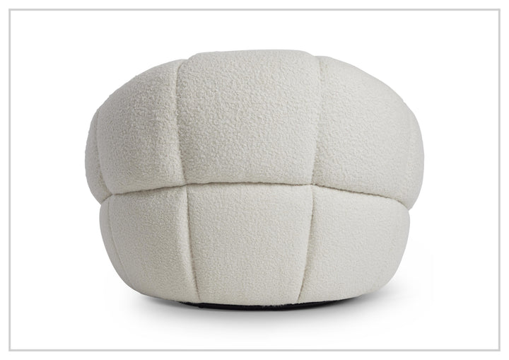 Coco Fabric Swivel Chair | Deep Channel Tufting | 360 Degree Swivel | Bernhardt-Jennihome