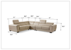 Colton Leather Sectional Sofa | L-Shaped | Gio Italia-jennihome