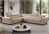 Colton Leather Sectional Sofa | L-Shaped | Gio Italia