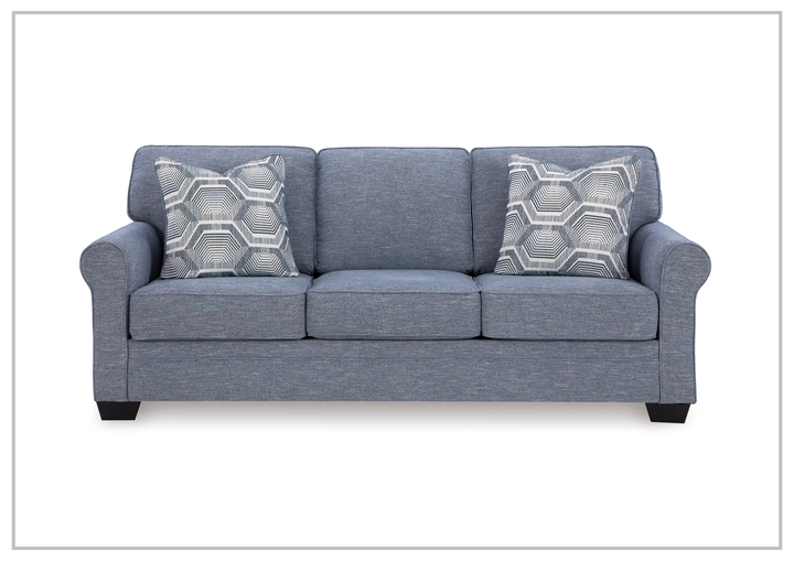 Gio Italia Como Bella Queen Sofa Sleeper in Denim Blue