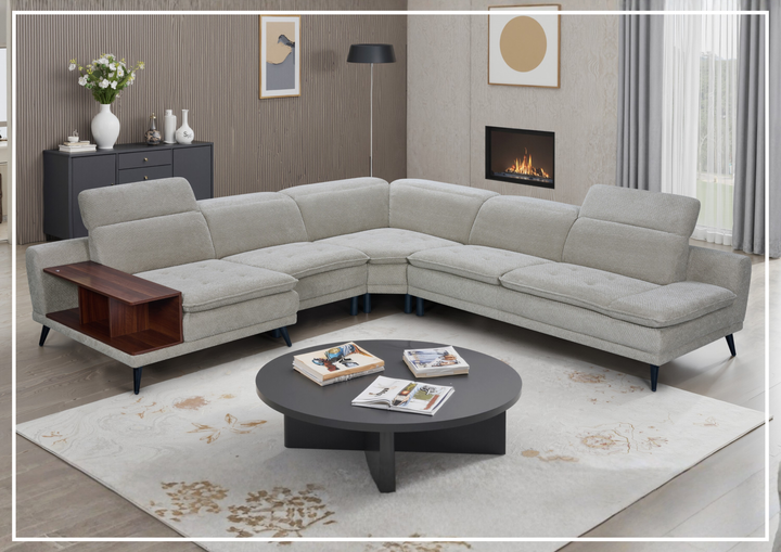 Klaussner Cresenly 6-Piece Sectional Sofa-Jennihome